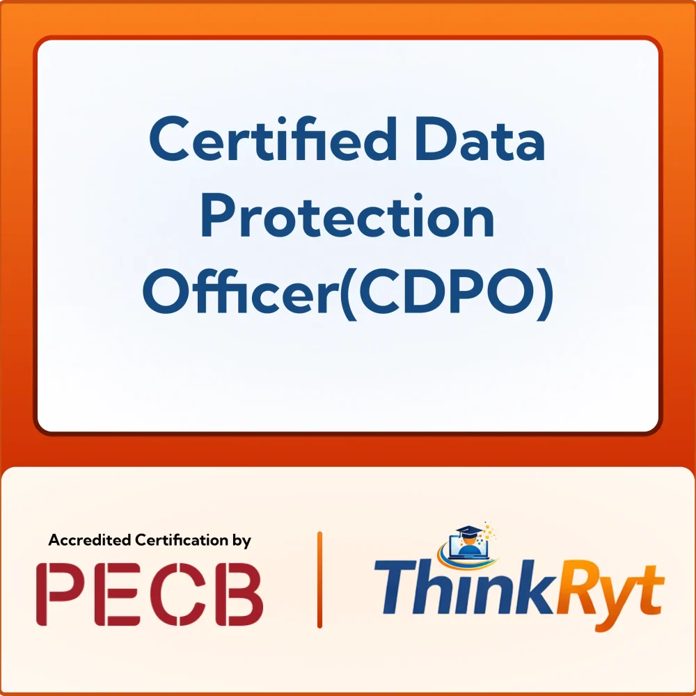 Certified Data Protection Officer(CDPO) E-Learning in English
