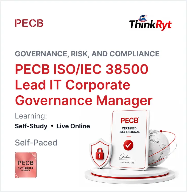 PECB ISO/IEC 38500 Lead IT Corporate Governance Manager
