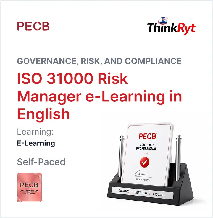 ISO 31000 Risk Manager e-Learning in English