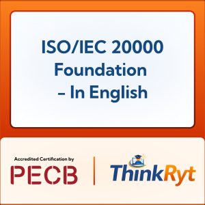 ISO/IEC 20000 Foundation – Self Study with PECB Exam Voucher of 2 attempts – English