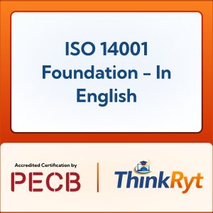 PECB ISO 14001 Foundation Self Study with PECB Exam Voucher of 2 attempts in English.