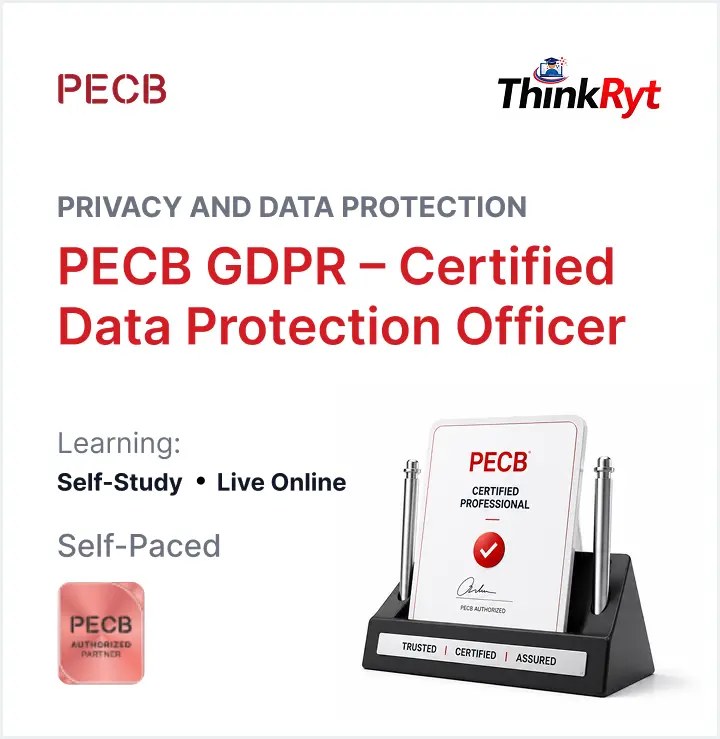 PECB GDPR – Certified Data Protection Officer