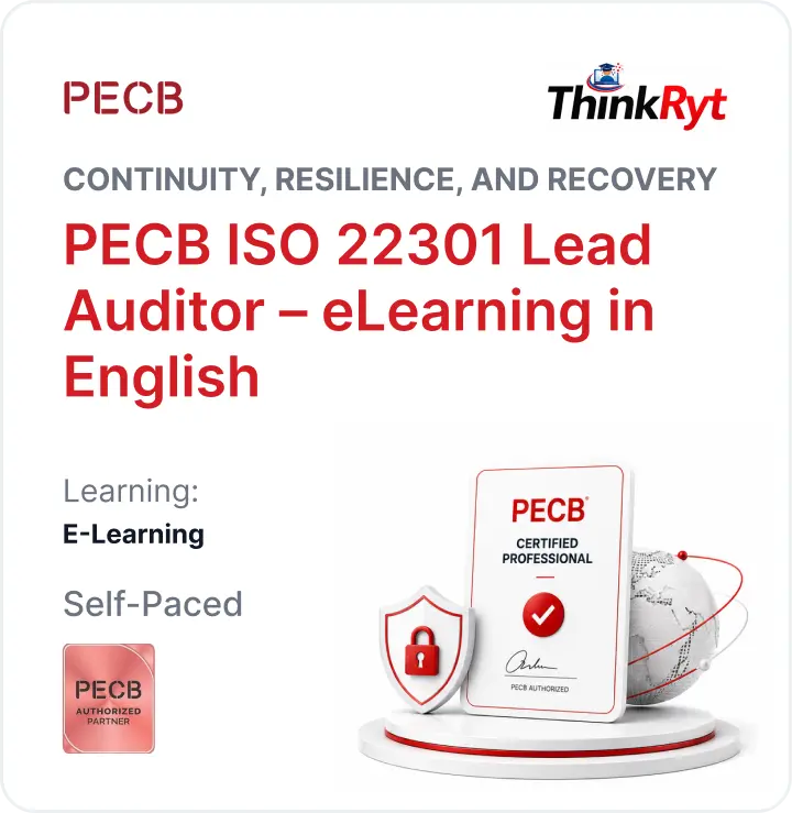 ISO 22301 Lead Auditor – eLearning in English