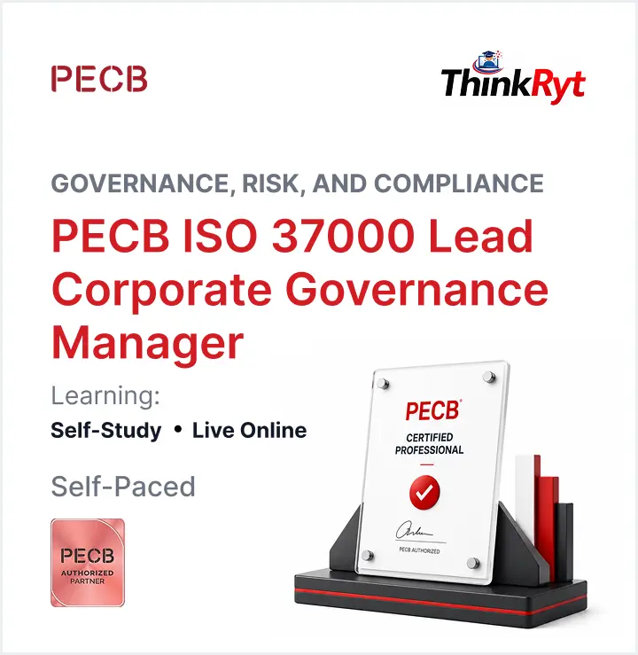 PECB ISO 37000 Lead Corporate Governance Manager