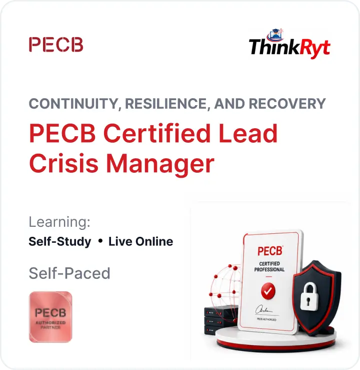 PECB Certified Lead Crisis Manager