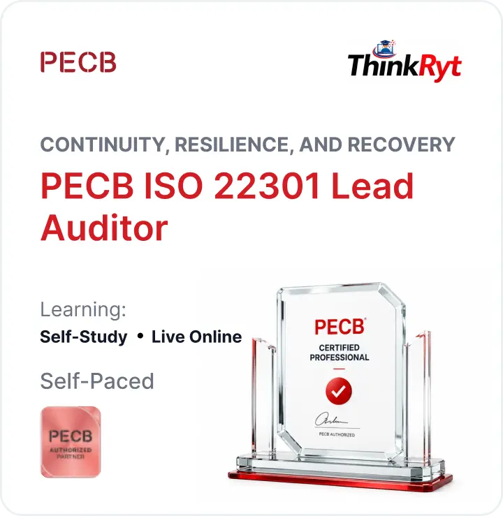 PECB ISO 22301 Lead Auditor